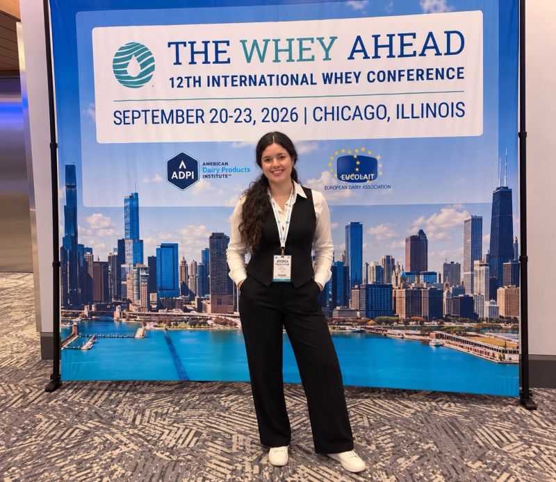 Jessica en la 12th International Whey Conference, Chicago